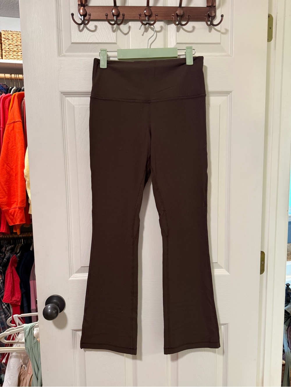 Lululemon Align Ribbed Mini Flare Pant Espresso 8 Extra Short